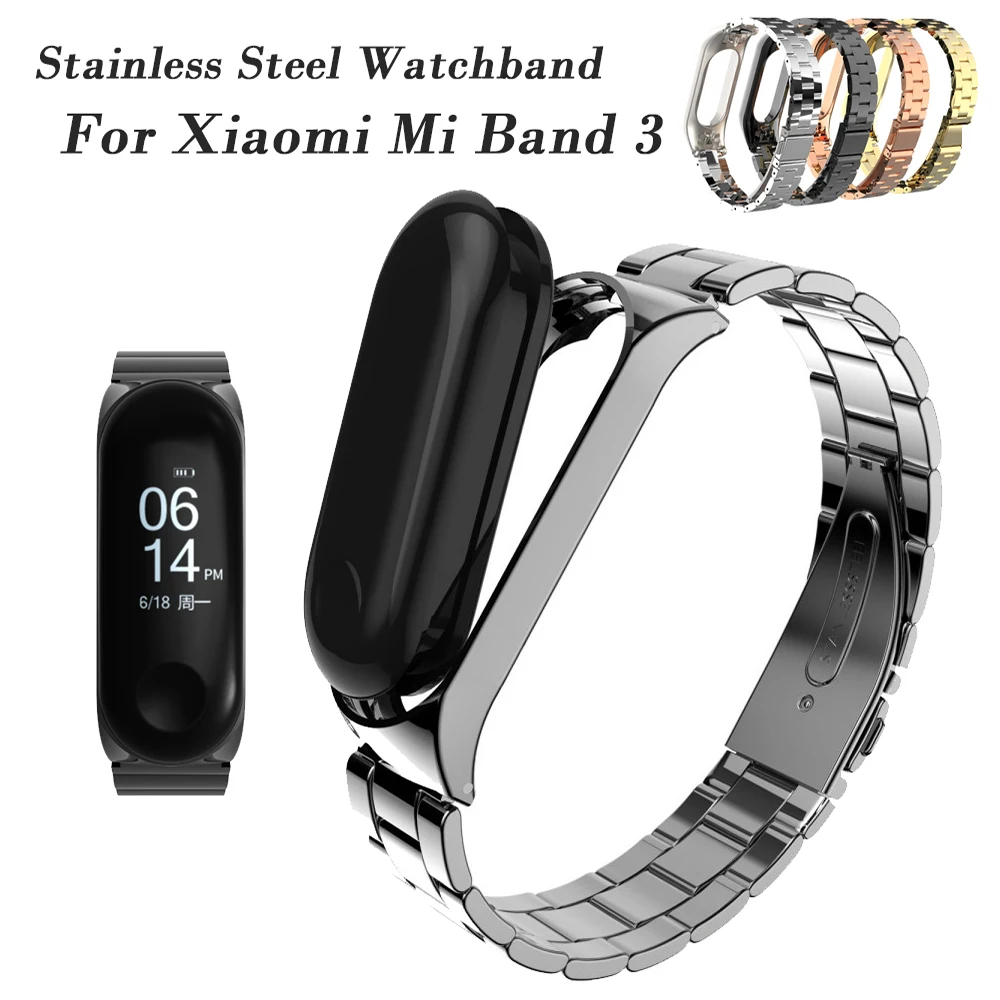 Stainless Steel Watch Strap For Mi band 3 Sport Metal Strap wrist strap Bracelet Wristbands MiBand 3 strap for Xiaomi mi band 3
Stainless Steel Watch Strap For Mi band 3 Sport Metal Strap wrist strap Bracelet Wristbands MiBand 3 strap for Xiaomi mi band 3