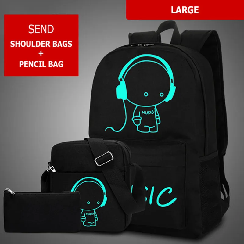 3pcs Luminous Backpack Child School Bags For Teenage Girls Boys Bagpack Fashion Kids Backpack Schoolbag Mochila Escolar
3pcs Luminous Backpack Child School Bags For Teenage Girls Boys Bagpack Fashion Kids Backpack Schoolbag Mochila Escolar