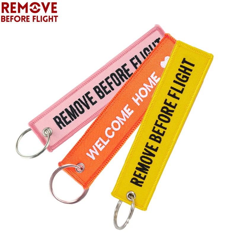 Remove Before Flight Keychain Motorcycle Embroidery Fashion Keychain Luggage Label Key ring for Car-styling Key Ring 3 PCS/LOT
Remove Before Flight Keychain Motorcycle Embroidery Fashion Keychain Luggage Label Key ring for Car-styling Key Ring 3 PCS/LOT