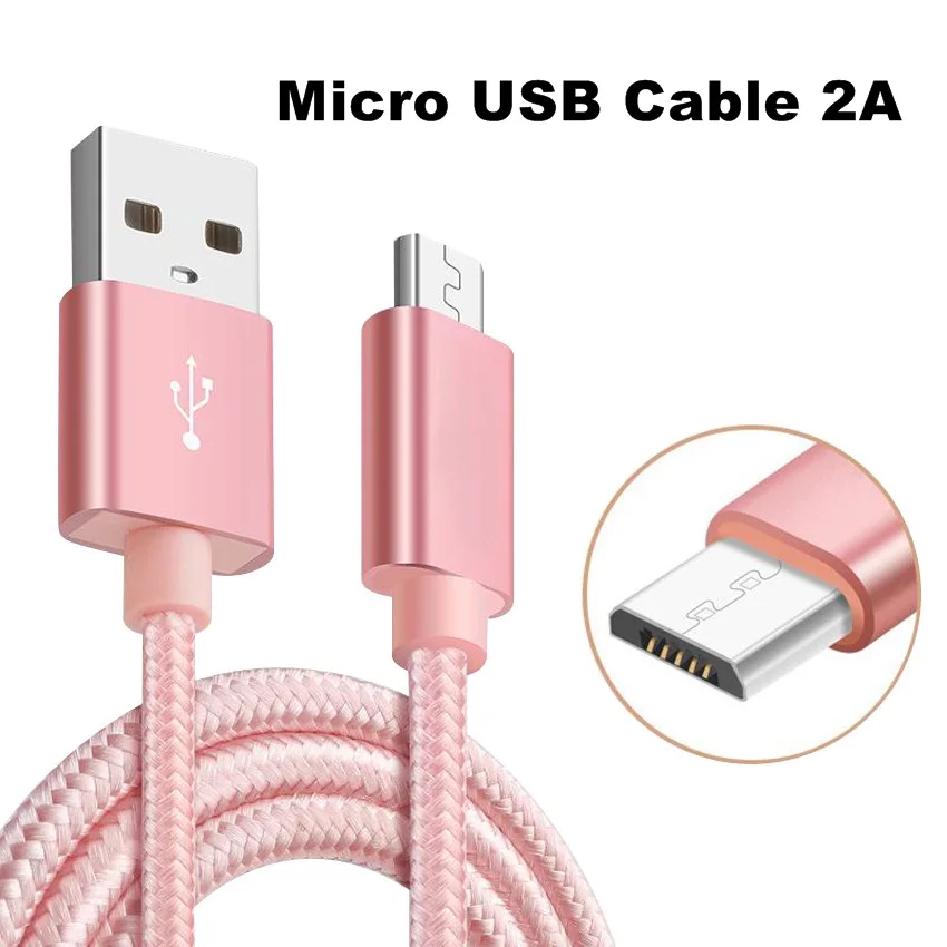 1M/2M/3M Nylon Fast Charging Data 2A Micro USB Cable For Samsung Huawei Xiaomi LG Andriod USB Mobile Phone Cables
1M/2M/3M Nylon Fast Charging Data 2A Micro USB Cable For Samsung Huawei Xiaomi LG Andriod USB Mobile Phone Cables