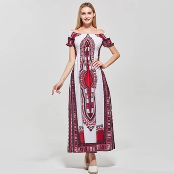 Dashikiage women 100% Cotton Traditional African Print Dashiki Party Plus Size White Pink Dress 2019
Dashikiage women 100% Cotton Traditional African Print Dashiki Party Plus Size White Pink Dress 2019