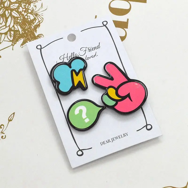 New Fashion Victory Signal Set Collar Brooch Pins Women Men Jewelry Aircraft Cartoon Badge Accessories Clothing Decoration
New Fashion Victory Signal Set Collar Brooch Pins Women Men Jewelry Aircraft Cartoon Badge Accessories Clothing Decoration