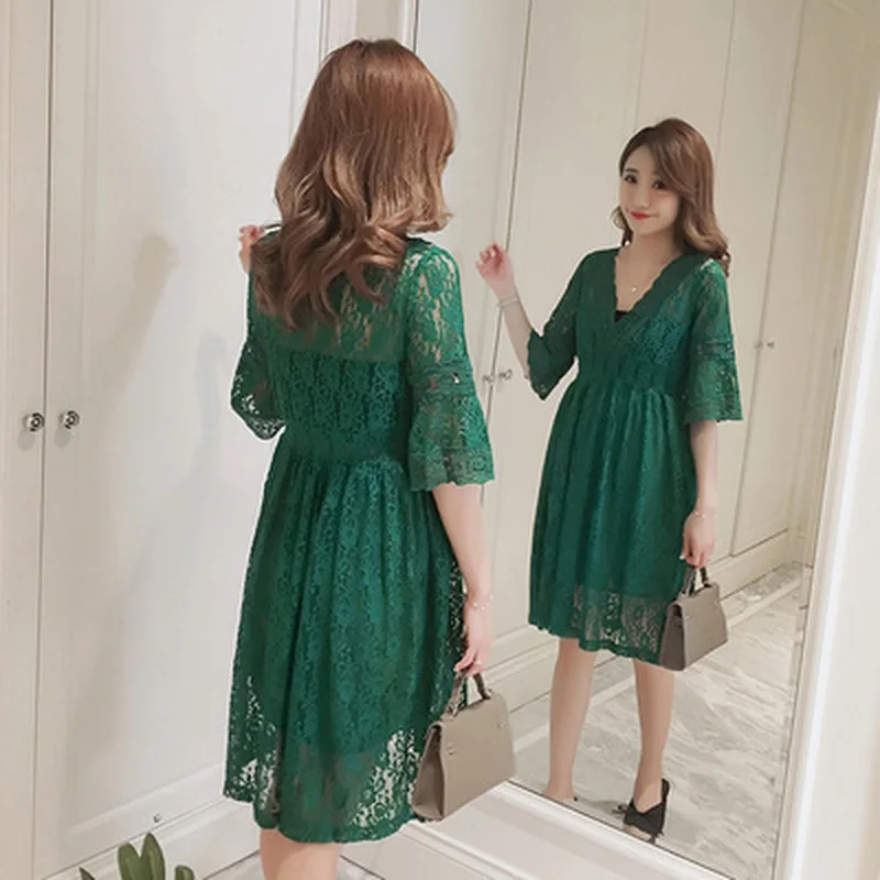 Summer Sexy Maternity Lace Dress for Pregnant women V Neck Elegant Pregnacy Nursing Dresses Mother Outdoor Breastfeeding Clothes
Summer Sexy Maternity Lace Dress for Pregnant women V Neck Elegant Pregnacy Nursing Dresses Mother Outdoor Breastfeeding Clothes