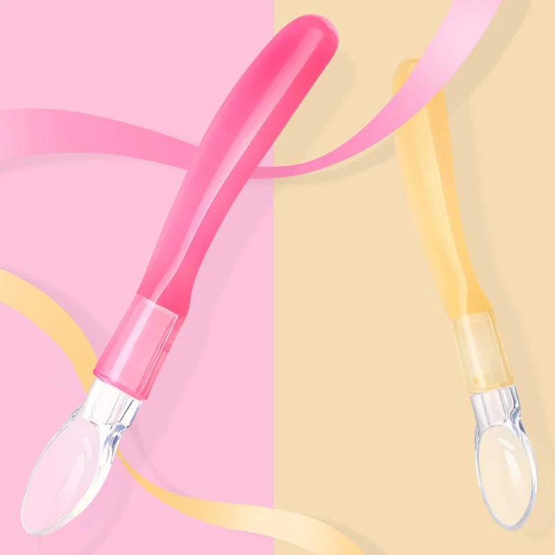 2PCS Baby Utensils Soft Silicone Feeding Spoon Baby Spoon Safety Tableware Infant Learning Spoons Anti-aging Non-sticky Spoon
2PCS Baby Utensils Soft Silicone Feeding Spoon Baby Spoon Safety Tableware Infant Learning Spoons Anti-aging Non-sticky Spoon