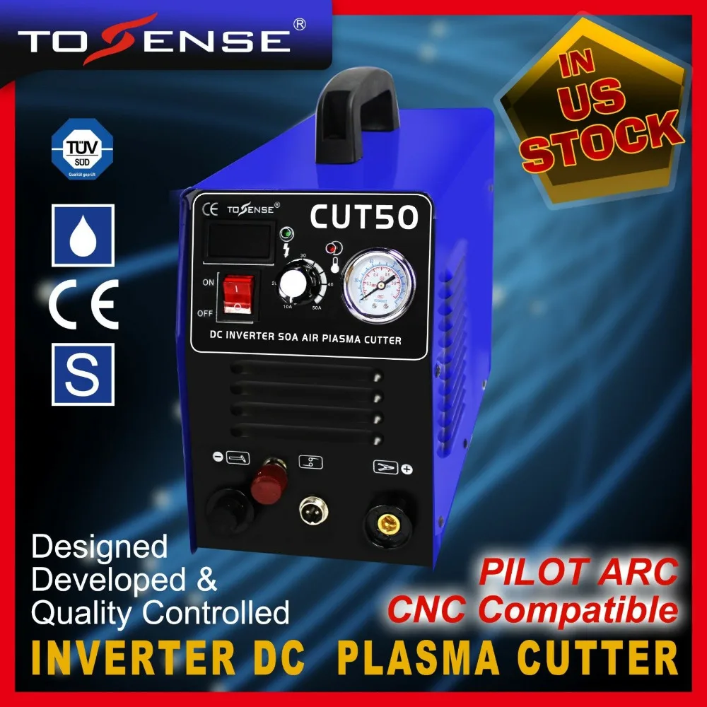 Tosense Cut50p 50A Plasma Cutter Pilot Arc 110/220V CNC PLASMA CUTTERS CUT + WSD60p torch hot
Tosense Cut50p 50A Plasma Cutter Pilot Arc 110/220V CNC PLASMA CUTTERS CUT + WSD60p torch hot