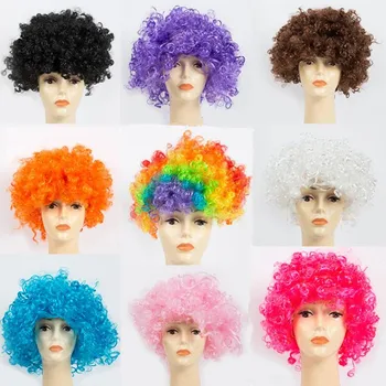 New Colorful Football Fans Explosion Head Wig Cosplay Hair Wig Woman Man Boy Girl Performance Props Halloween Party Favor
New Colorful Football Fans Explosion Head Wig Cosplay Hair Wig Woman Man Boy Girl Performance Props Halloween Party Favor