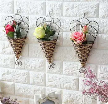 1PC Straw Woven Baskets Flowerpot Hanging Pots Window Decorative Pots Wall Iron Garden Plant Planter Flower Basket LF 220
1PC Straw Woven Baskets Flowerpot Hanging Pots Window Decorative Pots Wall Iron Garden Plant Planter Flower Basket LF 220