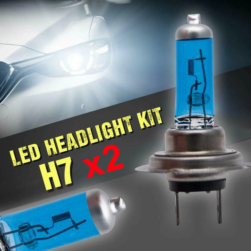 2Pcs Super White Halogen Bulb H1 H3 H4 H7 H11 H15 White 5000K 100W 12V Car Headlight Lamp
2Pcs Super White Halogen Bulb H1 H3 H4 H7 H11 H15 White 5000K 100W 12V Car Headlight Lamp