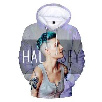 2019 Newest Leisure Print Pop singer Halsey Hoodies Sweatshirt Men Women Fashion Long Sleeve Harajuku Hooded pullovers
2019 Newest Leisure Print Pop singer Halsey Hoodies Sweatshirt Men Women Fashion Long Sleeve Harajuku Hooded pullovers