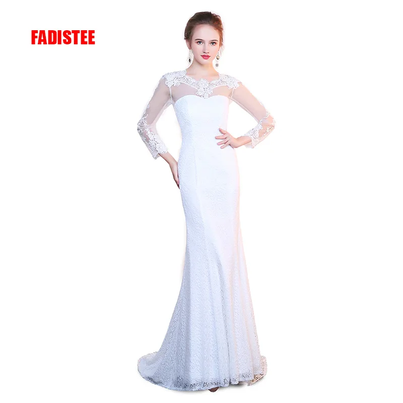 FADISTEE New arrival elegant wedding party Dresses lace Vestido de Festa mermaid appliques sexy backless long lace style
FADISTEE New arrival elegant wedding party Dresses lace Vestido de Festa mermaid appliques sexy backless long lace style