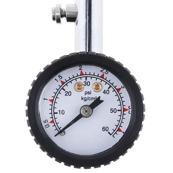 Truck Car Tyre Pressure Gauge Dial Meter Large Metal Wheel Tire Tester 45*29*105mm 0-60PSI
Truck Car Tyre Pressure Gauge Dial Meter Large Metal Wheel Tire Tester 45*29*105mm 0-60PSI