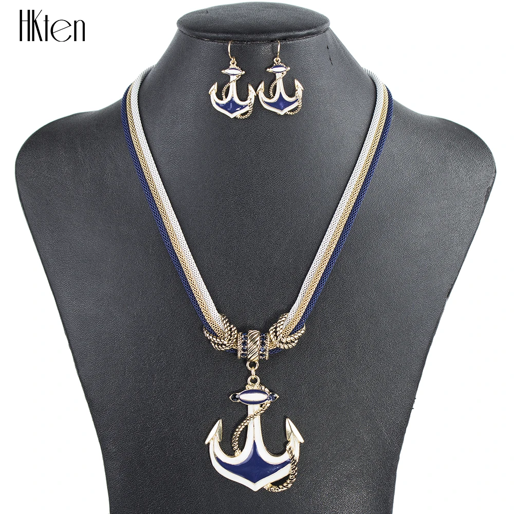 MS1504166 Fashion Jewelry Sets High Quality Multicolor Blue Anchor Design Woman's Necklace Set Party Gifts
MS1504166 Fashion Jewelry Sets High Quality Multicolor Blue Anchor Design Woman's Necklace Set Party Gifts