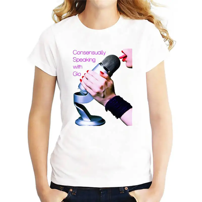 T Shirt Quotes Sexy Singer With Microphone Crew Neck Broadcloth Short T Shirt For Women
T Shirt Quotes Sexy Singer With Microphone Crew Neck Broadcloth Short T Shirt For Women