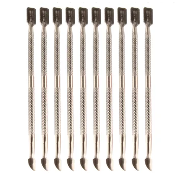 10pcs/Set Stainless Steel Cuticle Pushers Spoon Remover Metal Nail Cleaner Manicure Pedicure Nair Care Tools Nail Art Equipments
10pcs/Set Stainless Steel Cuticle Pushers Spoon Remover Metal Nail Cleaner Manicure Pedicure Nair Care Tools Nail Art Equipments