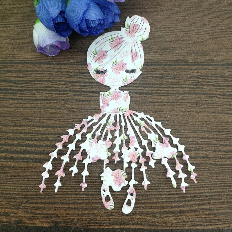 Dancing ballet girl doll Metal Cutting Dies for DIY Scrapbooking Album Paper Cards Decorative Crafts Embossing Die Cuts
Dancing ballet girl doll Metal Cutting Dies for DIY Scrapbooking Album Paper Cards Decorative Crafts Embossing Die Cuts