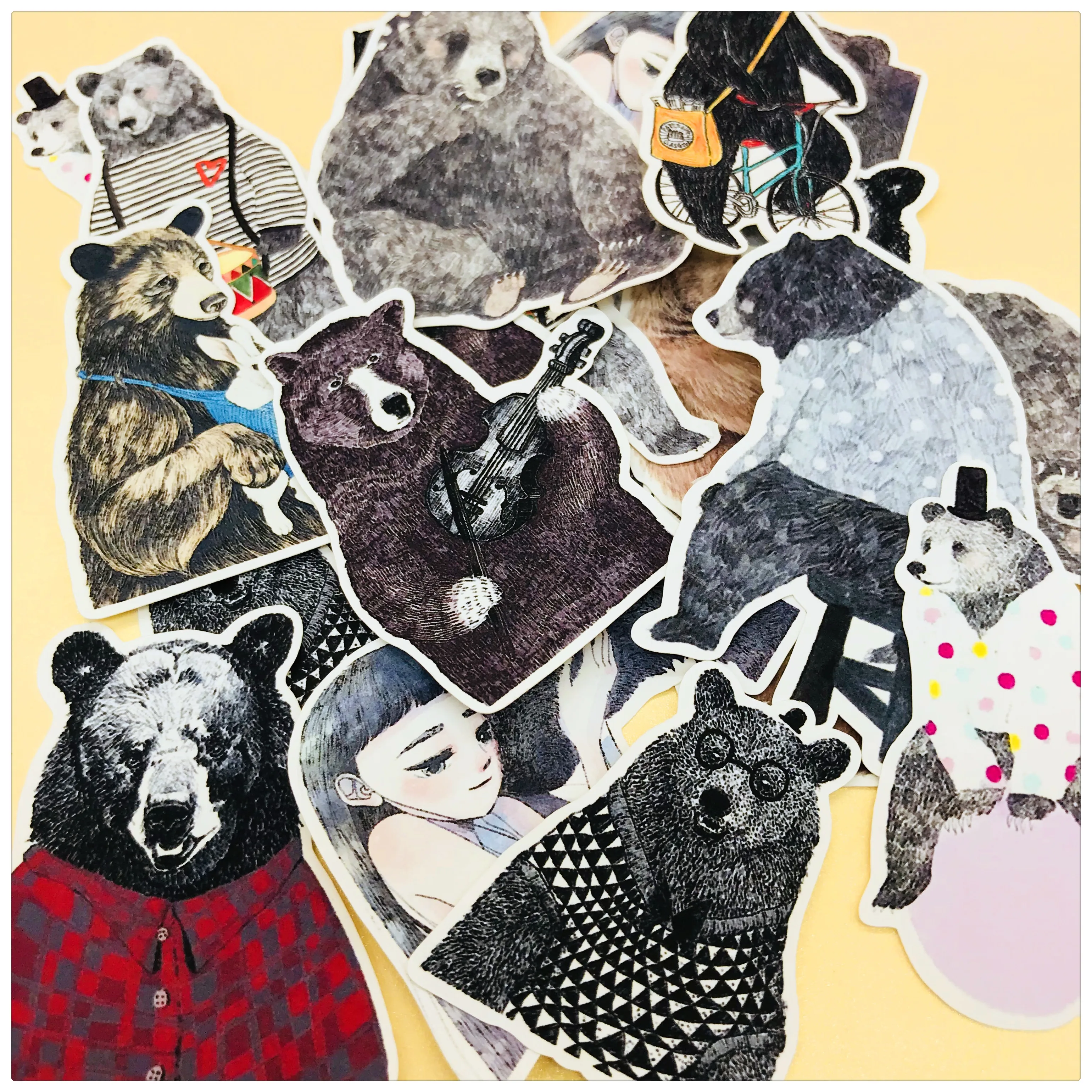 22 Pcs Creative Cartoon Bear Animal Stickers Decoration Stationery Diy Diary Scrapbooking Label Album Junk Journal Happy Planner
22 Pcs Creative Cartoon Bear Animal Stickers Decoration Stationery Diy Diary Scrapbooking Label Album Junk Journal Happy Planner
