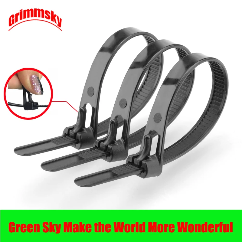 20pcs/lot black color 5*200/8*150/8*200/8*250/8*300/8*400/8*450mm 8/6/8/10/12/16/18inch reusable fastening cable ties
20pcs/lot black color 5*200/8*150/8*200/8*250/8*300/8*400/8*450mm 8/6/8/10/12/16/18inch reusable fastening cable ties