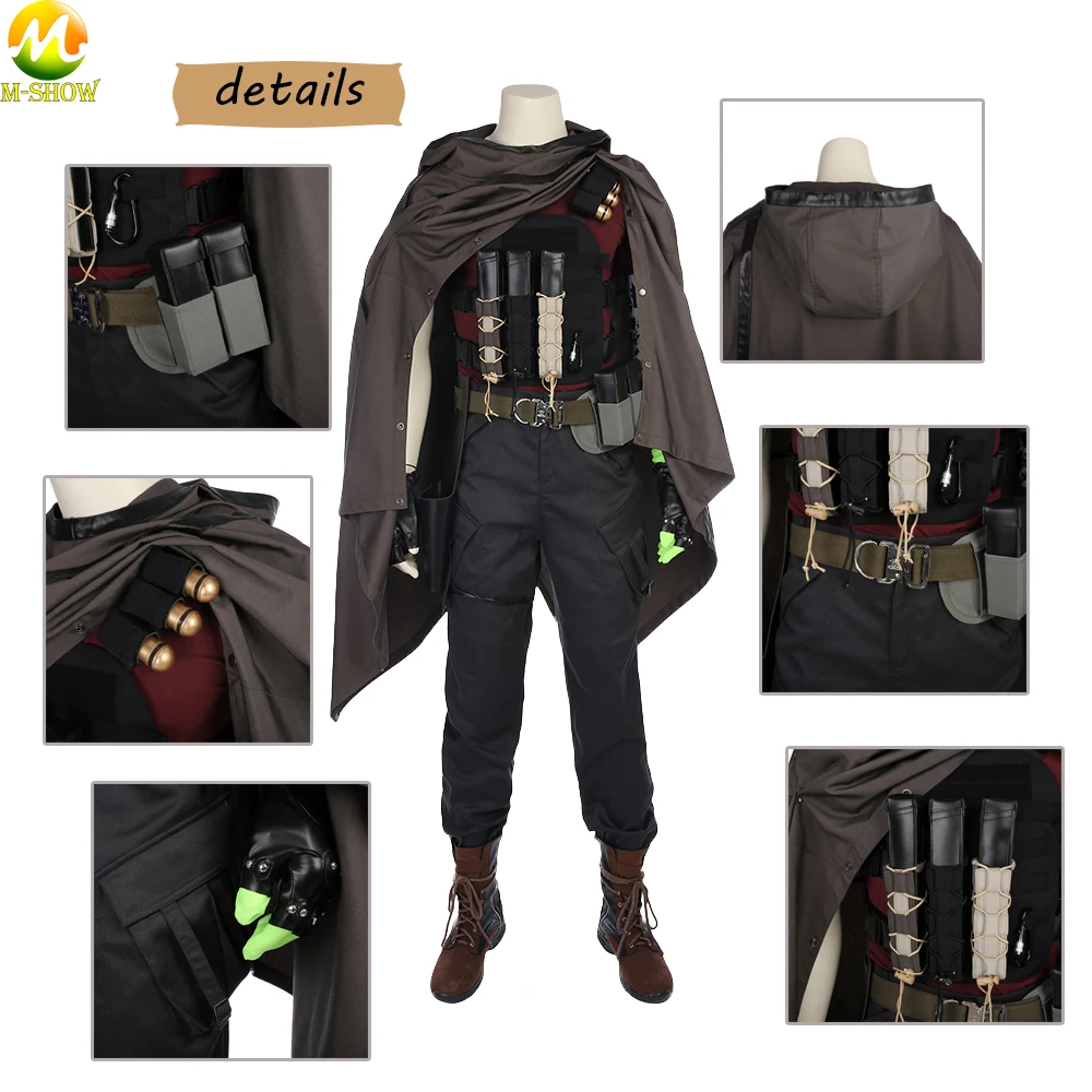 Deadpool 2 Costume Superhero Man Cable Cosplay Costume Adult Leather Clothes Cloak For Halloween Party
Deadpool 2 Costume Superhero Man Cable Cosplay Costume Adult Leather Clothes Cloak For Halloween Party