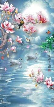 3d wallpaper custom mural non-woven Wall stickers The night is the swan lake porch painting murals photo wallpaper for walls 3d
3d wallpaper custom mural non-woven Wall stickers The night is the swan lake porch painting murals photo wallpaper for walls 3d