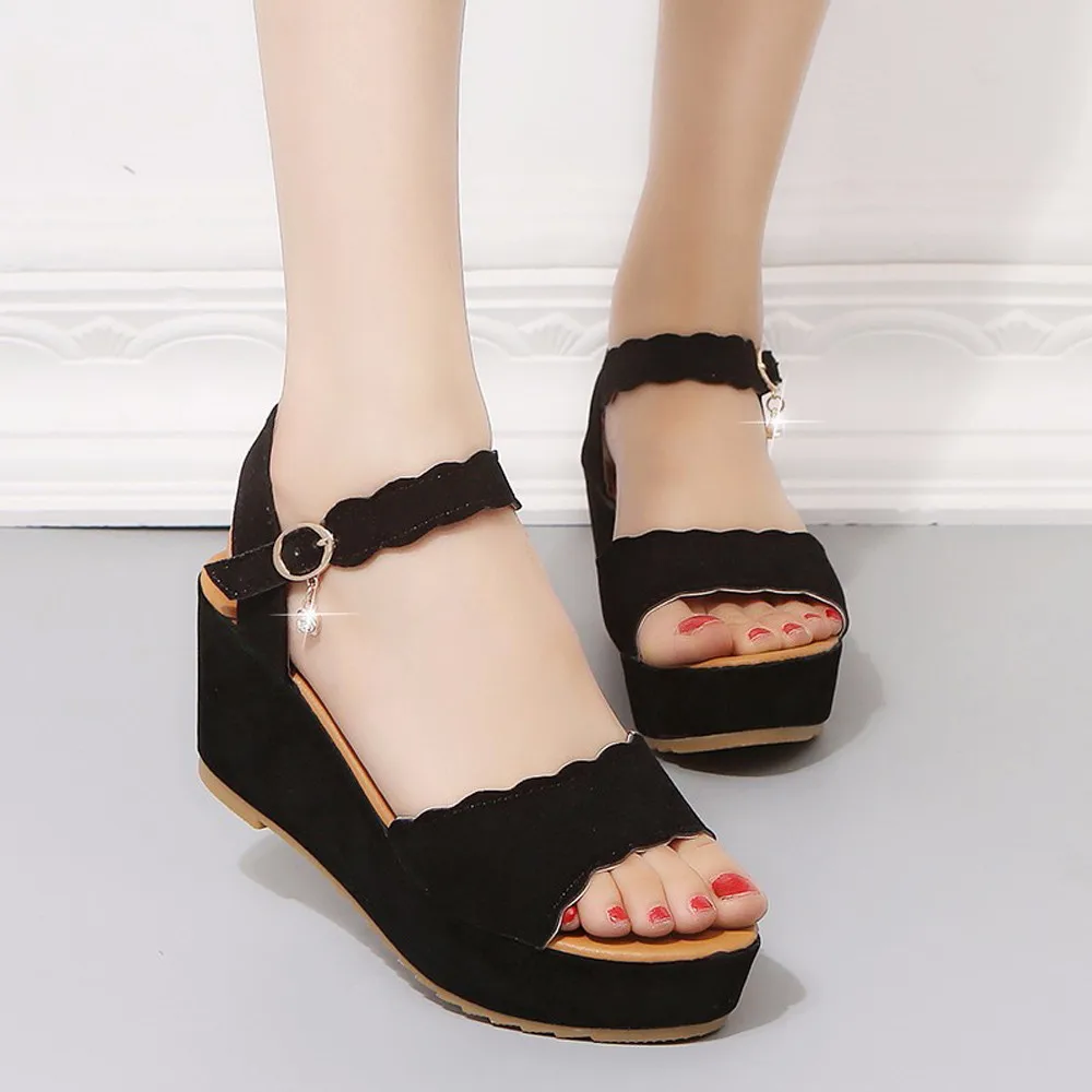 Women Fish Mouth Non-slip Platform High Heels Sandals Buckle Slope Sandals summer shoes women genuine leather platform
Women Fish Mouth Non-slip Platform High Heels Sandals Buckle Slope Sandals summer shoes women genuine leather platform