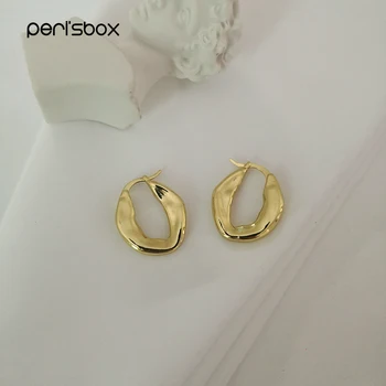 Peri'sBox Gold Solid Irregular Hoop Earrings Small Thick Hoops Earrings Simple Stylish Earrings Statement Instajewelry
Peri'sBox Gold Solid Irregular Hoop Earrings Small Thick Hoops Earrings Simple Stylish Earrings Statement Instajewelry