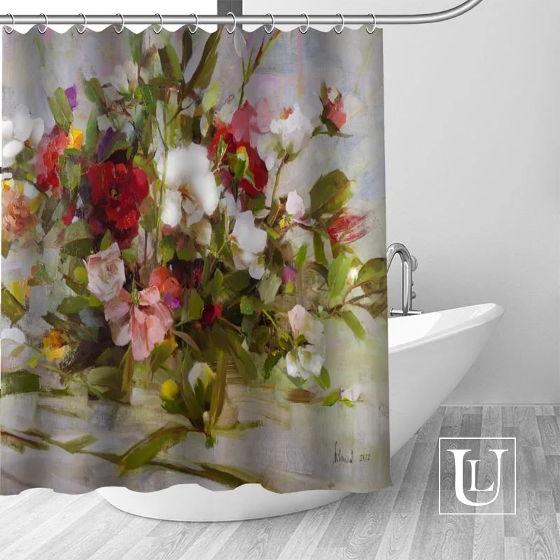 Big Sale New Custom Flower painting Modern Shower Curtain with Hooks bathroom Waterproof Polyester Fabric
Big Sale New Custom Flower painting Modern Shower Curtain with Hooks bathroom Waterproof Polyester Fabric