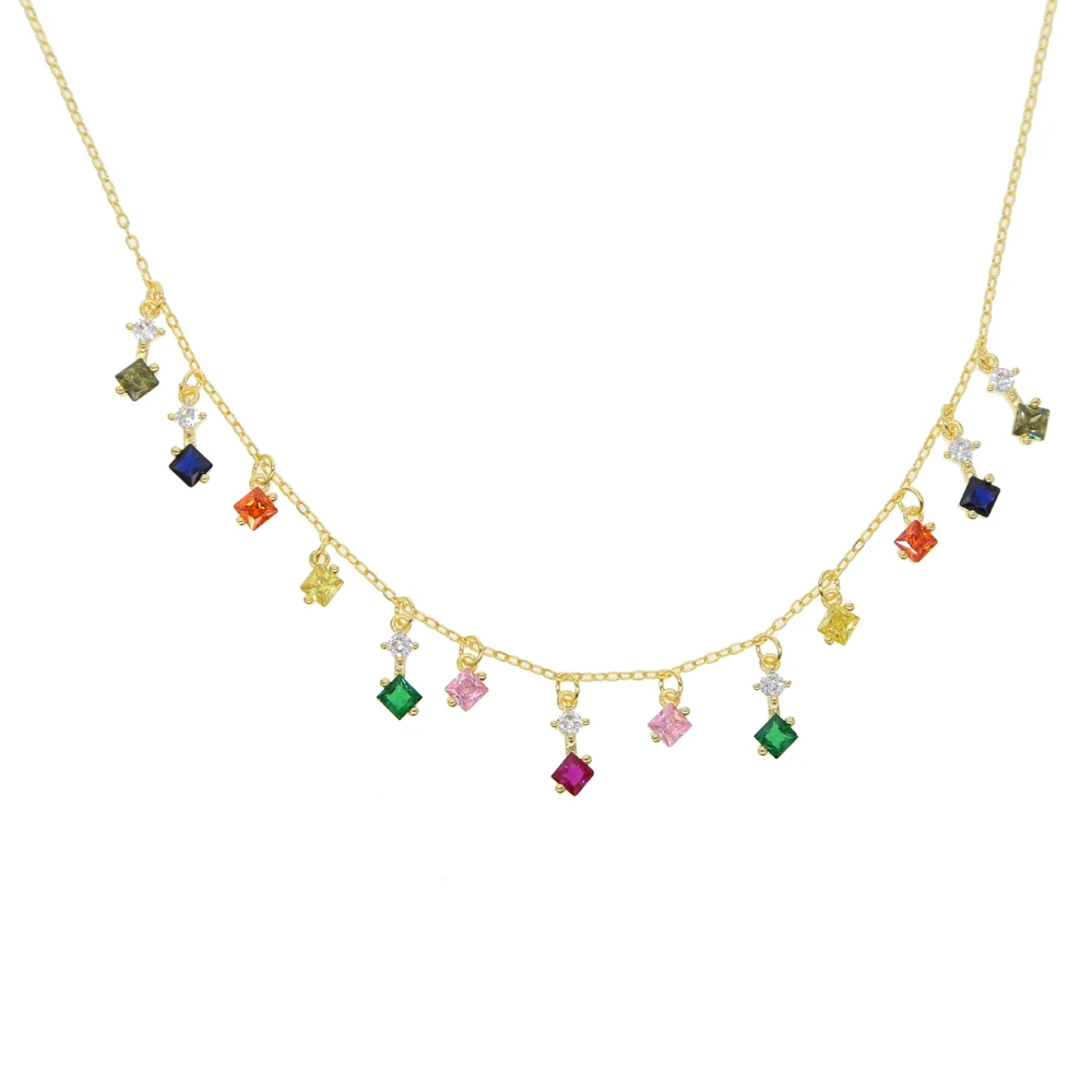 Gorgeous trendy european style women female wedding jewelry chic rainbow necklace dangle birthstone cz wedding chocker necklace
Gorgeous trendy european style women female wedding jewelry chic rainbow necklace dangle birthstone cz wedding chocker necklace