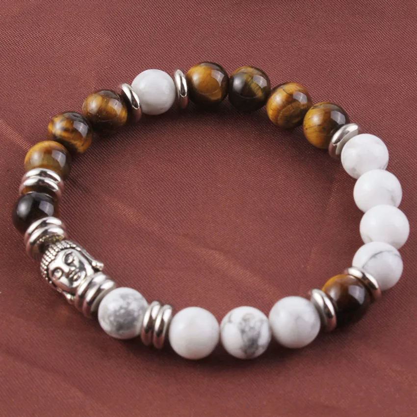 100-Unique 1 Pcs Silver Plated Tiger Eye Stone Round Beads Connect White Turquoises Buddha Head Elastic Bracelets
100-Unique 1 Pcs Silver Plated Tiger Eye Stone Round Beads Connect White Turquoises Buddha Head Elastic Bracelets