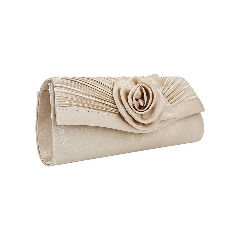 Women's Fashion Satin Flower Decoration Evening Bags 2019 New Solid Color Handbags Folds Party Banquet Elegant Shoulder Bags
Women's Fashion Satin Flower Decoration Evening Bags 2019 New Solid Color Handbags Folds Party Banquet Elegant Shoulder Bags