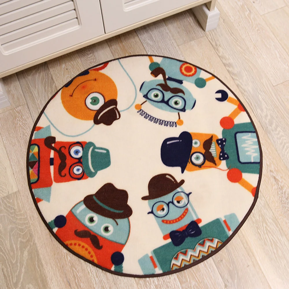 Korean Cartoon Robots Round Rug and Carpet For Home Living Room Bedroom Area Rug For Child Room Floor Mat Non Slip Mat Doormats
Korean Cartoon Robots Round Rug and Carpet For Home Living Room Bedroom Area Rug For Child Room Floor Mat Non Slip Mat Doormats