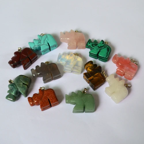 natural stone Rhino Pendants charms mixed Animal Pendant for jewelry making 12pcs/lot Free shipping Wholesale
natural stone Rhino Pendants charms mixed Animal Pendant for jewelry making 12pcs/lot Free shipping Wholesale