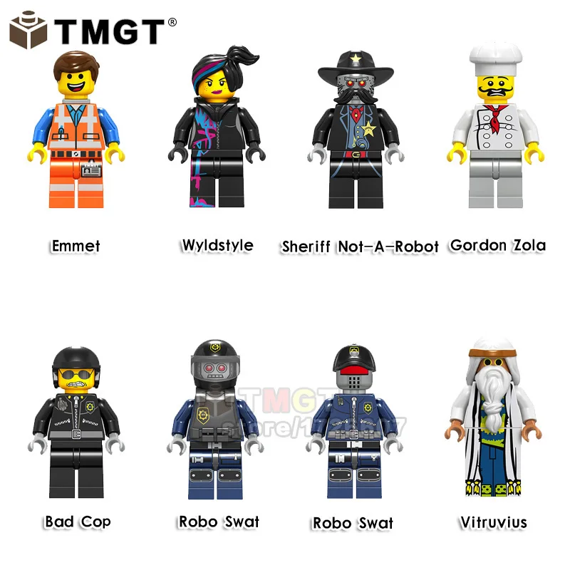 TMGT Building Blocks Single Sale Robo Swat Vitruvius Emmet Wyldstyle Robot God Mazinger Z The Ancestor Bricks Gift Toys For Kids
TMGT Building Blocks Single Sale Robo Swat Vitruvius Emmet Wyldstyle Robot God Mazinger Z The Ancestor Bricks Gift Toys For Kids