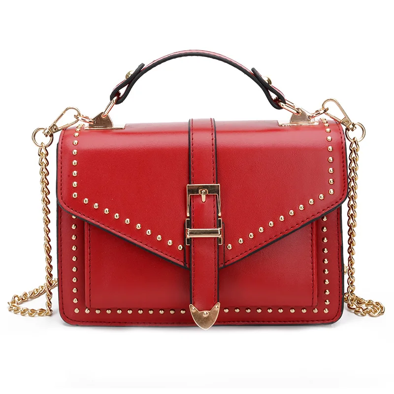 Luxury Handbags Women Bags Designer Crossbody Bags for Women Messenger Shoulder Bags Chains Rivet Fashion Flap Women Bag 2019
Luxury Handbags Women Bags Designer Crossbody Bags for Women Messenger Shoulder Bags Chains Rivet Fashion Flap Women Bag 2019