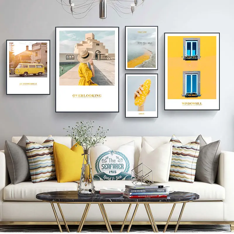 Scandinavian Style Travel Landscape Canvas Posters Nordic Prints Yellow Wall Art Painting Decoration Pictures Modern Home Decor
Scandinavian Style Travel Landscape Canvas Posters Nordic Prints Yellow Wall Art Painting Decoration Pictures Modern Home Decor