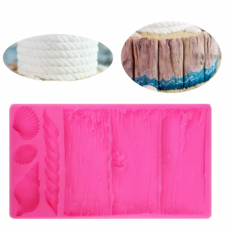Silicone Fondant Cake tools 3D silicone Cake mold Shell Tree stump design chocolate mold sugarcraft bakeware tools
Silicone Fondant Cake tools 3D silicone Cake mold Shell Tree stump design chocolate mold sugarcraft bakeware tools