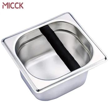 MICCK Stainless Steel Espresso Coffee Knock Box Coffee Container Knock Rubber Bar For Coffee Machine Barista Tools Accessories
MICCK Stainless Steel Espresso Coffee Knock Box Coffee Container Knock Rubber Bar For Coffee Machine Barista Tools Accessories