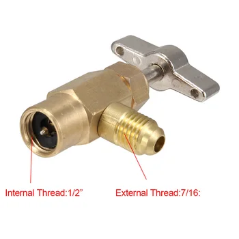 Hot Car Refrigerant Tap R-134 AC Thread Valve Tool Tapper Opener Connector Can Dispensing BX
Hot Car Refrigerant Tap R-134 AC Thread Valve Tool Tapper Opener Connector Can Dispensing BX