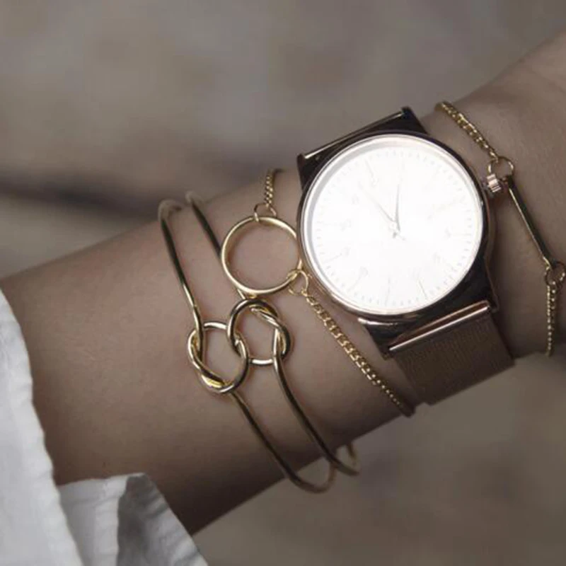 XIYANIKE 3 Pcs/set New Women Fashion Punk Bracelet Simple Double Knot Loop Metal Chain Bracelet Bohemian Vintage Jewelry B225
XIYANIKE 3 Pcs/set New Women Fashion Punk Bracelet Simple Double Knot Loop Metal Chain Bracelet Bohemian Vintage Jewelry B225