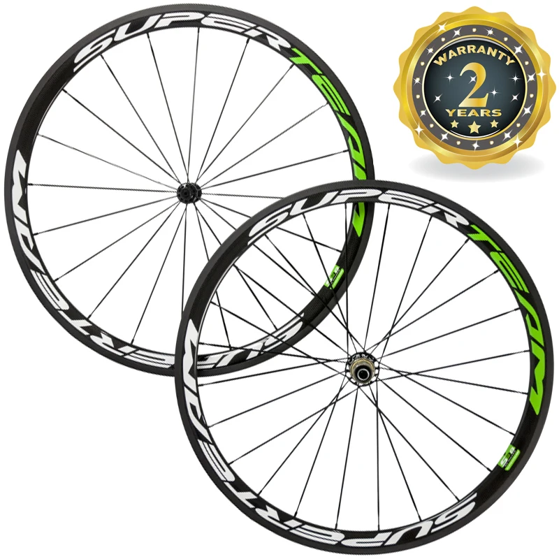 Superteam 38mm Clincher 23mm Width Carbon Wheelset 3K Glossy Bicycle Wheels With Powerway R39 Hub
Superteam 38mm Clincher 23mm Width Carbon Wheelset 3K Glossy Bicycle Wheels With Powerway R39 Hub