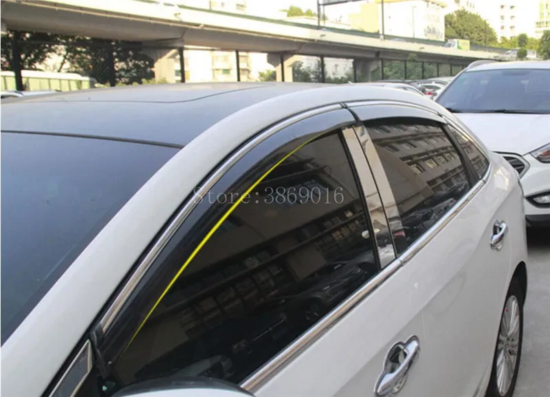 Door Side Window Visors Wind Deflector Sun Rain Guards Stainless Trim Shield 4PCS For Hyundai Elantra/Avante 2007 2008 2009 2010
Door Side Window Visors Wind Deflector Sun Rain Guards Stainless Trim Shield 4PCS For Hyundai Elantra/Avante 2007 2008 2009 2010