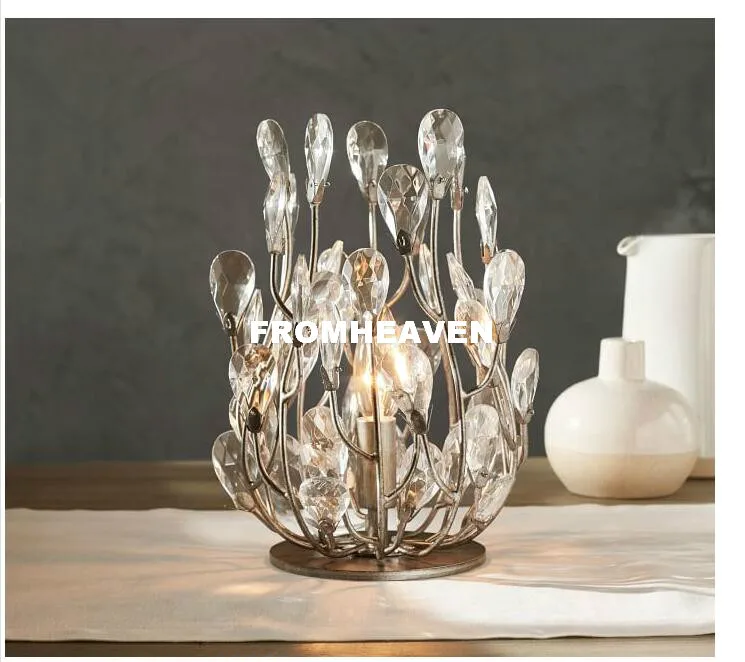 Newly Nordic LED Crystal Table Lamp Shade Living Room Bedroom Bedside Office Dining Room Table Light Deco Home Lighting110-220V
Newly Nordic LED Crystal Table Lamp Shade Living Room Bedroom Bedside Office Dining Room Table Light Deco Home Lighting110-220V