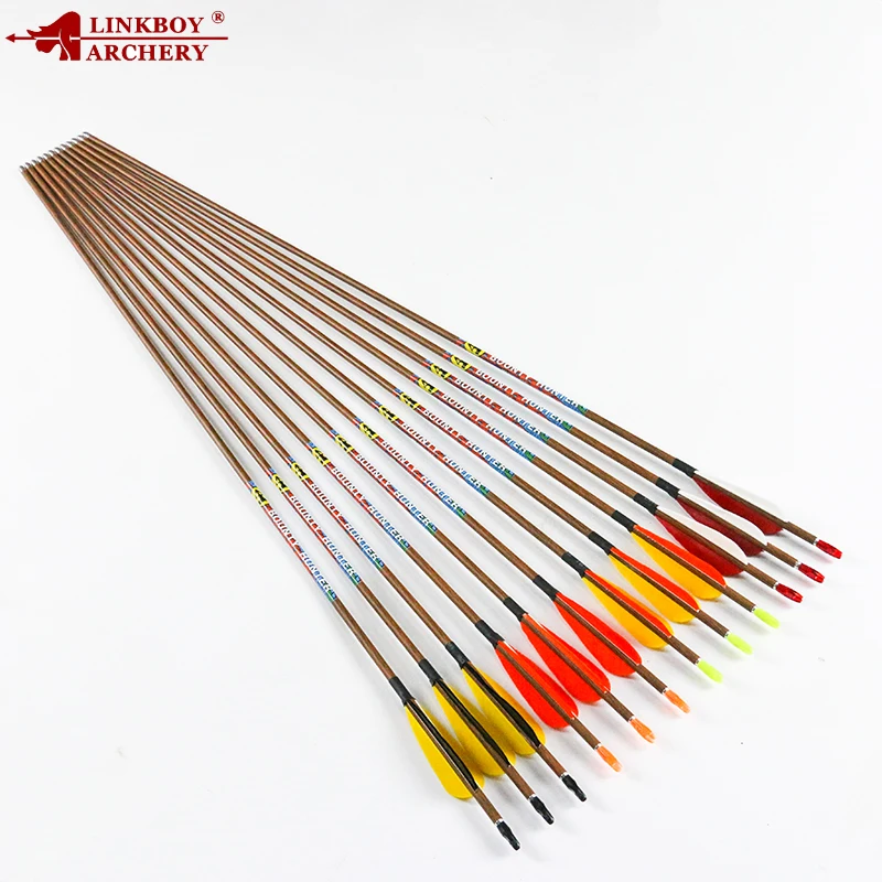 12pcs Pure Carbon Arrows Shaft 30" Wood Skin ID4.2mm SP700 3" Turkey Feather Pin Nock Compound Recurve Bow Hunting
12pcs Pure Carbon Arrows Shaft 30" Wood Skin ID4.2mm SP700 3" Turkey Feather Pin Nock Compound Recurve Bow Hunting