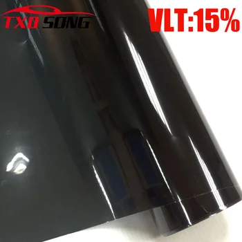 50x300cm BLACK Car Window Tint Tint Film Glass VLT 15% Solar UV Protection Summer Prevent Ultraviolet Car side window solar tint
50x300cm BLACK Car Window Tint Tint Film Glass VLT 15% Solar UV Protection Summer Prevent Ultraviolet Car side window solar tint