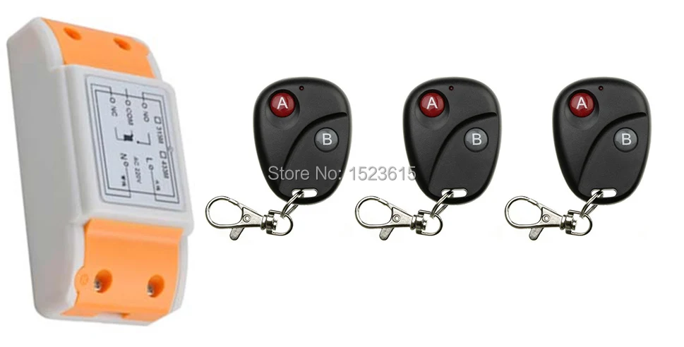 New AC220V 1CH RF Wireless Remote Control Switch System Transmitter with Two-button Receiver Smart Home Switch
New AC220V 1CH RF Wireless Remote Control Switch System Transmitter with Two-button Receiver Smart Home Switch