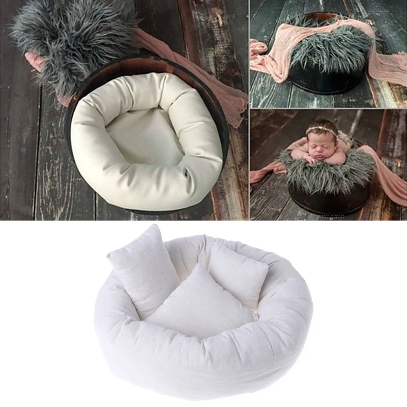 OOTDTY 4Pcs Baby Newborn Photography Pillow Basket Filler Wheat Donut Posing Photo Prop
OOTDTY 4Pcs Baby Newborn Photography Pillow Basket Filler Wheat Donut Posing Photo Prop
