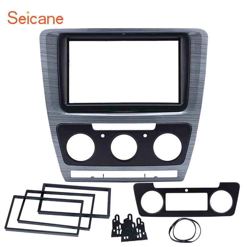Seicane 2 DIN Car Stereo Fascia Frame CD DVD Panel Indash Trim Kit Mount Refitting Kit Dashboard Bezel For SKODA Octavia 2010
Seicane 2 DIN Car Stereo Fascia Frame CD DVD Panel Indash Trim Kit Mount Refitting Kit Dashboard Bezel For SKODA Octavia 2010