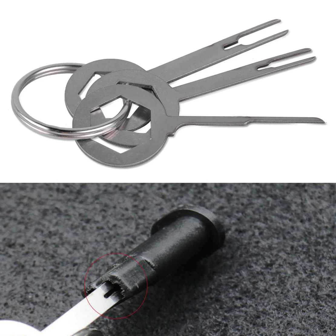 beler 3Pcs Car Terminal Removal Tool Wiring Pin Connector Release Extractor Puller for VW Audi Ford Mazda BMW Honda Honda
beler 3Pcs Car Terminal Removal Tool Wiring Pin Connector Release Extractor Puller for VW Audi Ford Mazda BMW Honda Honda