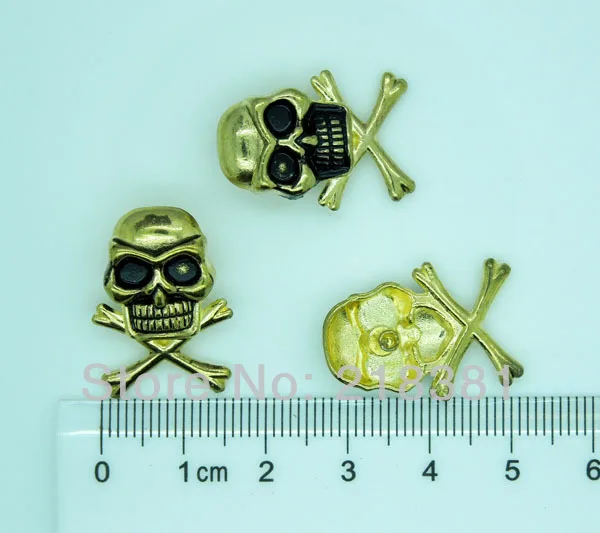 40 Sets Antique gold Skull Crossbone Spike Punk Rock Rivet Studs Spots 24mmx17mm 7mm for Bag Leather Clothes
40 Sets Antique gold Skull Crossbone Spike Punk Rock Rivet Studs Spots 24mmx17mm 7mm for Bag Leather Clothes