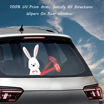 Loving Heart Easter Bunny Waving Wiper Decals PVC Car Styling Rear Window Wiper Stickers Rear Windshield Stickers Car Stickers
Loving Heart Easter Bunny Waving Wiper Decals PVC Car Styling Rear Window Wiper Stickers Rear Windshield Stickers Car Stickers