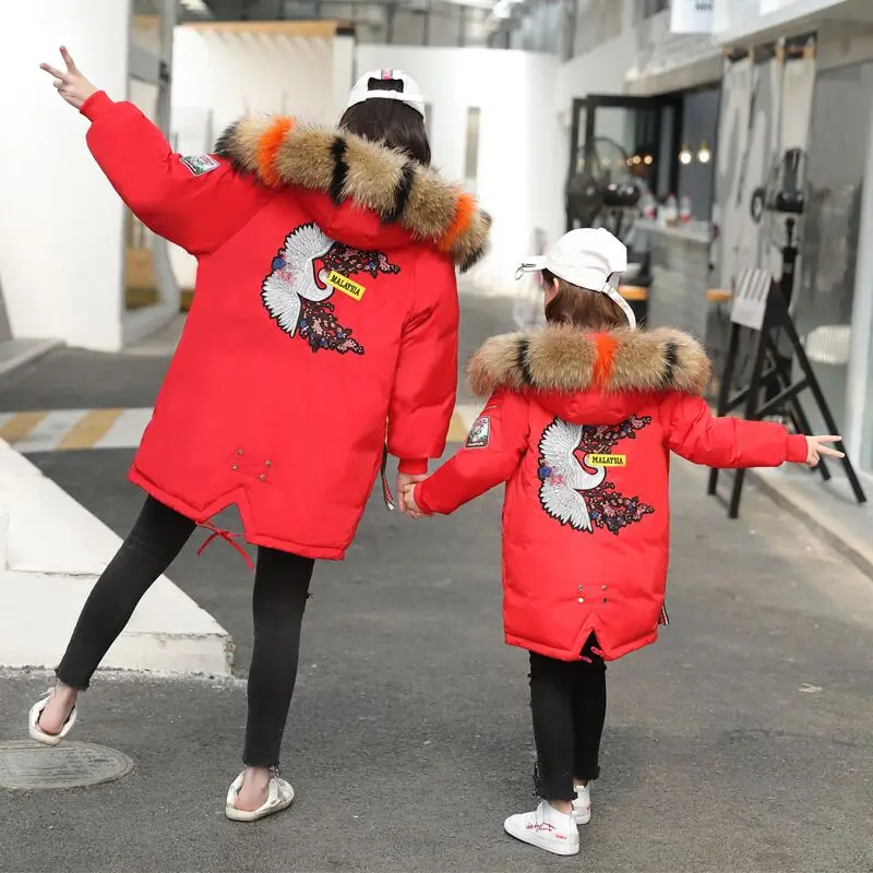 Girls clothing warm soild Down jacket for girl clothes Winter Thicken Parka embroidery Hooded Children Outerwear snow Coats
Girls clothing warm soild Down jacket for girl clothes Winter Thicken Parka embroidery Hooded Children Outerwear snow Coats
